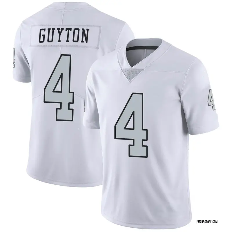 Men's White Limited Jalen Guyton Las Vegas Color Rush Jersey