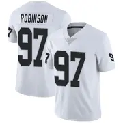 Men's White Limited Janarius Robinson Las Vegas Vapor Untouchable Jersey