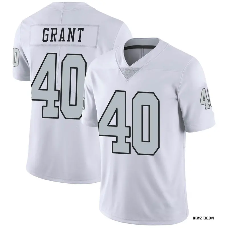 Men's White Limited Jaydon Grant Las Vegas Color Rush Jersey