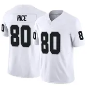 Men's White Limited Jerry Rice Las Vegas Vapor F.U.S.E. Jersey