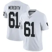 Men's White Limited Jordan Meredith Las Vegas Vapor Untouchable Jersey