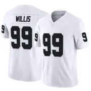 Men's White Limited Jordan Willis Las Vegas Vapor F.U.S.E. Jersey