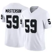 Men's White Limited Luke Masterson Las Vegas Vapor F.U.S.E. Jersey