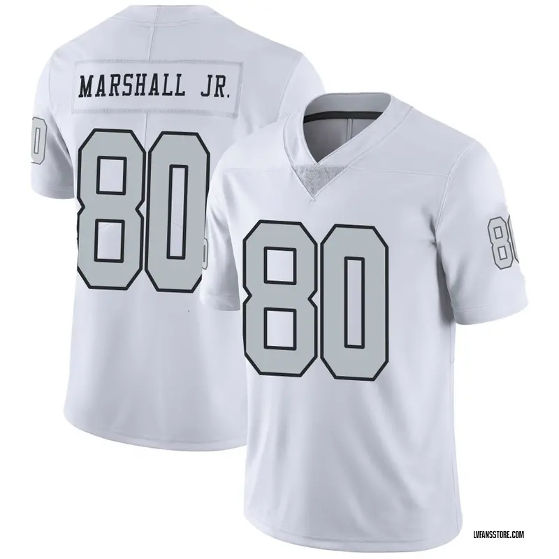 Men's White Limited Terrace Marshall Jr. Las Vegas Color Rush Jersey