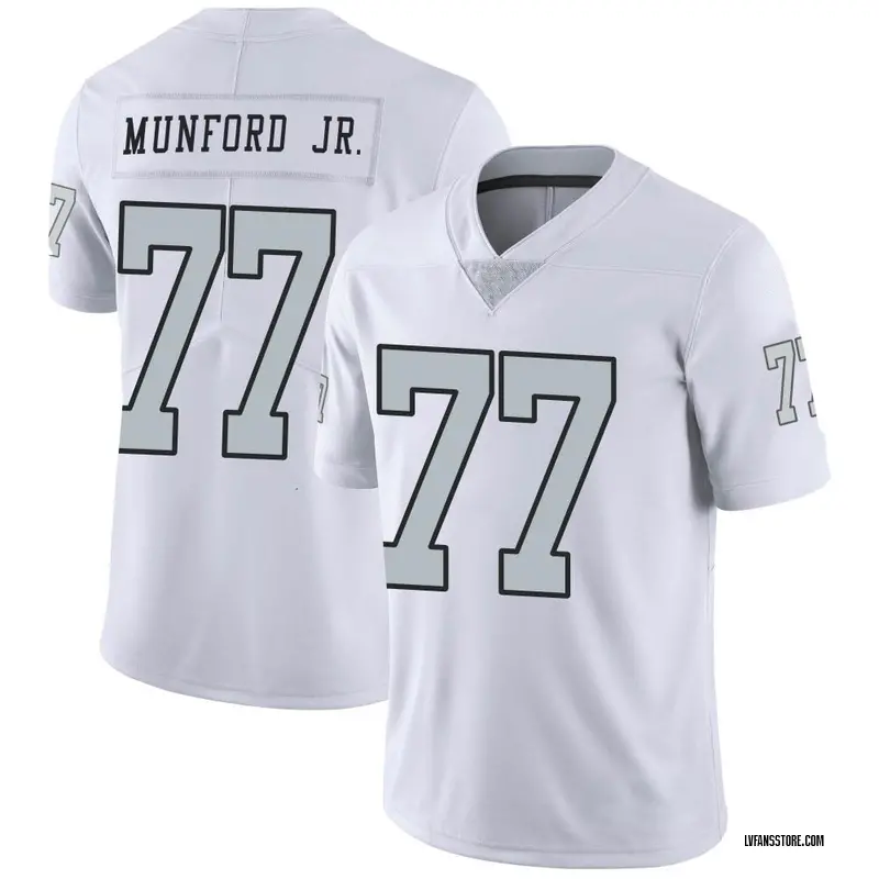 Men's White Limited Thayer Munford Jr. Las Vegas Color Rush Jersey