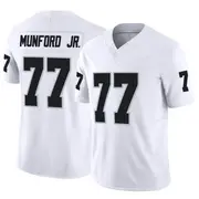 Men's White Limited Thayer Munford Jr. Las Vegas Vapor F.U.S.E. Jersey