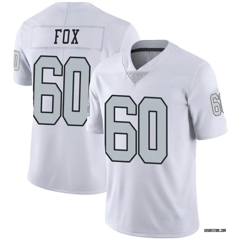 Men's White Limited Tomari Fox Las Vegas Color Rush Jersey