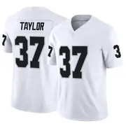 Men's White Limited Trey Taylor Las Vegas Vapor F.U.S.E. Jersey