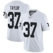 Men's White Limited Trey Taylor Las Vegas Vapor Untouchable Jersey