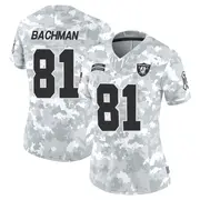 Women's Arctic Camo Limited Alex Bachman Las Vegas 2024 Salute to Service Jersey