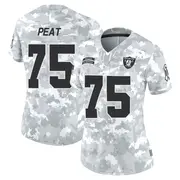 Women's Arctic Camo Limited Andrus Peat Las Vegas 2024 Salute to Service Jersey