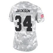 Women's Arctic Camo Limited Bo Jackson Las Vegas 2024 Salute to Service Jersey