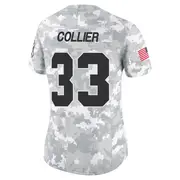 Women's Arctic Camo Limited Chris Collier Las Vegas 2024 Salute to Service Jersey