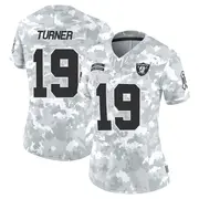 Women's Arctic Camo Limited DJ Turner Las Vegas 2024 Salute to Service Jersey