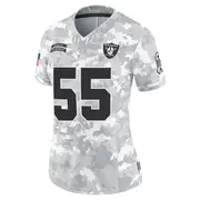 Women's Arctic Camo Limited David Agoha Las Vegas 2024 Salute to Service Jersey