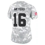 Women's Arctic Camo Limited Jakobi Meyers Las Vegas 2024 Salute to Service Jersey