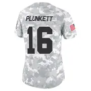 Women's Arctic Camo Limited Jim Plunkett Las Vegas 2024 Salute to Service Jersey