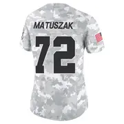 Women's Arctic Camo Limited John Matuszak Las Vegas 2024 Salute to Service Jersey