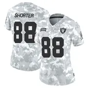 Women's Arctic Camo Limited Justin Shorter Las Vegas 2024 Salute to Service Jersey