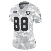 Women's Arctic Camo Limited Justin Shorter Las Vegas 2024 Salute to Service Jersey