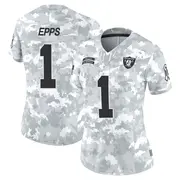 Women's Arctic Camo Limited Marcus Epps Las Vegas 2024 Salute to Service Jersey