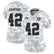 Women's Arctic Camo Limited Phalen Sanford Las Vegas 2024 Salute to Service Jersey