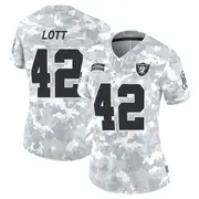 Women's Arctic Camo Limited Ronnie Lott Las Vegas 2024 Salute to Service Jersey