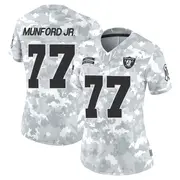 Women's Arctic Camo Limited Thayer Munford Jr. Las Vegas 2024 Salute to Service Jersey