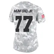 Women's Arctic Camo Limited Thayer Munford Jr. Las Vegas 2024 Salute to Service Jersey