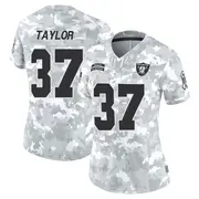 Women's Arctic Camo Limited Trey Taylor Las Vegas 2024 Salute to Service Jersey