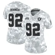 Women's Arctic Camo Limited Tyler Manoa Las Vegas 2024 Salute to Service Jersey