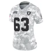 Women's Arctic Camo Limited Wilson Gene Upshaw Las Vegas 2024 Salute to Service Jersey