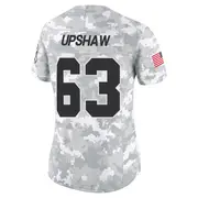 Women's Arctic Camo Limited Wilson Gene Upshaw Las Vegas 2024 Salute to Service Jersey