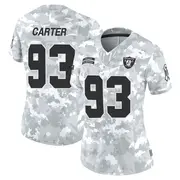 Women's Arctic Camo Limited Zach Carter Las Vegas 2024 Salute to Service Jersey