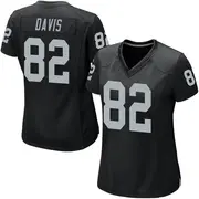 Women's Black Game Al Davis Las Vegas Team Color Jersey