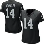 Women's Black Game Carter Bradley Las Vegas Team Color Jersey