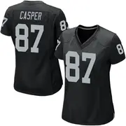 Women's Black Game Dave Casper Las Vegas Team Color Jersey