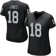 Women's Black Game Jack Jones Las Vegas Team Color Jersey