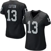 Women's Black Game Jake Luton Las Vegas Team Color Jersey