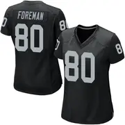 Women's Black Game Jeff Foreman Las Vegas Team Color Jersey