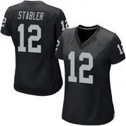 Women's Black Game Ken Stabler Las Vegas Team Color Jersey