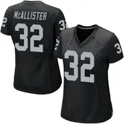 Women's Black Game Tyreik McAllister Las Vegas Team Color Jersey