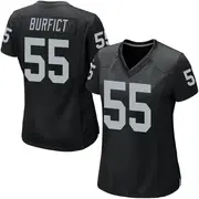 Women's Black Game Vontaze Burfict Las Vegas Team Color Jersey