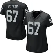 Women's Black Game Will Putnam Las Vegas Team Color Jersey