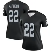 Women's Black Legend Alexander Mattison Las Vegas Jersey