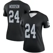 Women's Black Legend Charles Woodson Las Vegas Jersey