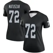 Women's Black Legend John Matuszak Las Vegas Jersey