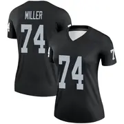 Women's Black Legend Kolton Miller Las Vegas Jersey