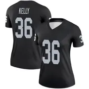 Women's Black Legend Kyu Blu Kelly Las Vegas Jersey