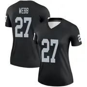 Women's Black Legend Sam Webb Las Vegas Jersey